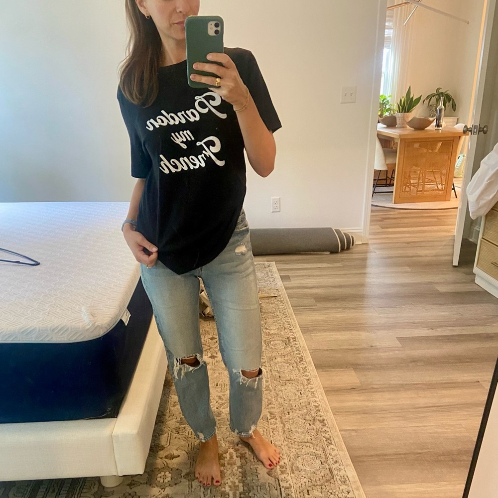 Vici oversized tee. Pardon my French. Size Small